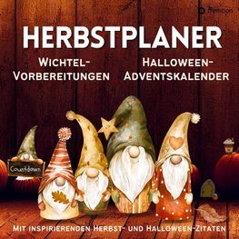 Herbst Planer Tagesplaner für Wichtelvorbereitung, Halloween-Adventskalender Countdown, Wichtelaktivitäten Schabernack Streiche Wichteltür, Kalender Vorweihnachtszeit