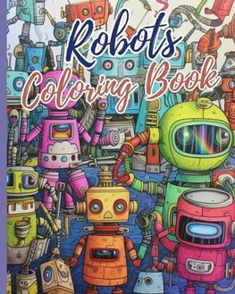 Robots Coloring Book