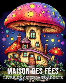 Livre de Coloriage Adulte Maison des Fées