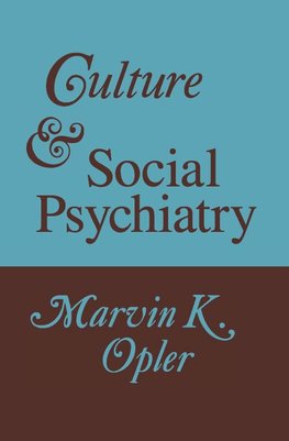 Culture and Social Psychiatry