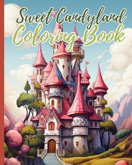 Sweet Candyland Coloring Book