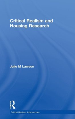 Critical Realism and Housing Research