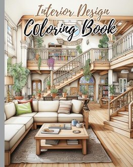 Interior Design Coloring Book