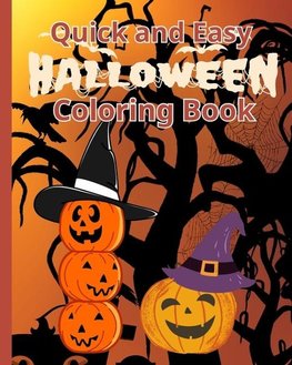 Quick and Easy Halloween Coloring Book For Kids