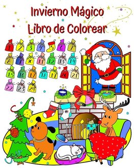 Invierno Mágico Libro de Colorear