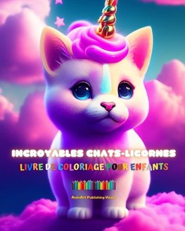 Incroyables chats-licornes | Livre de coloriage pour enfants | Des créatures fantastiques adorables et pleines d'amour