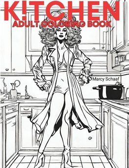 Kitchen Coloring Book