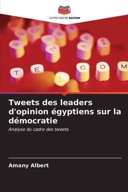 Tweets des leaders d'opinion égyptiens sur la démocratie