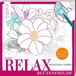 Relax Blumen - Linien nachzeichnen und entspannen