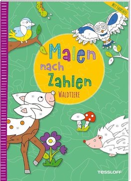 Malen nach Zahlen. Waldtiere