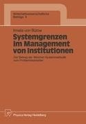 Systemgrenzen im Management von Institutionen