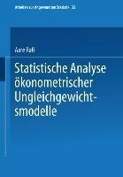 Statistische Analyse ökonometrischer Ungleichgewichtsmodelle