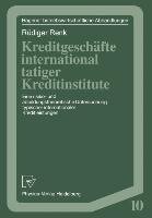 Kreditgeschäfte international tätiger Kreditinstitute