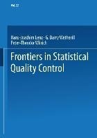 Frontiers in Statistical Quality Control