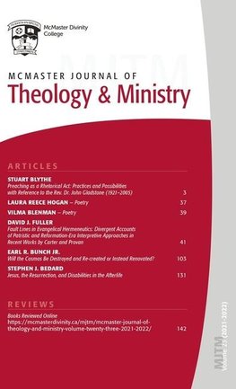 McMaster Journal of Theology and Ministry