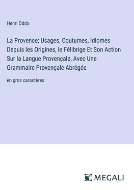 La Provence; Usages, Coutumes, Idiomes Depuis les Origines, le Félibrige Et Son Action Sur la Langue Provençale, Avec Une Grammaire Provençale Abrégée