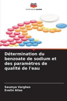 Détermination du benzoate de sodium et des paramètres de qualité de l'eau