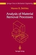 Analysis of Material Removal Processes