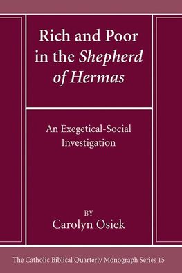 Rich and Poor in the Shepherd of Hermas