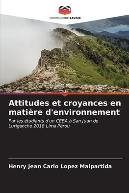 Attitudes et croyances en matière d'environnement