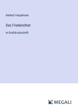 Das Friedensfest