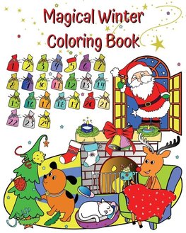 Magical Winter Coloring Book