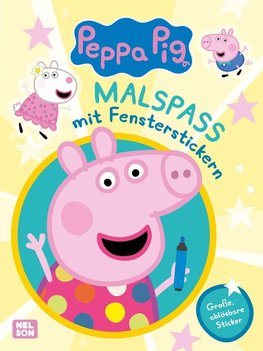 Peppa: Malspaß mit Fensterstickern