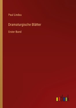 Dramaturgische Blätter