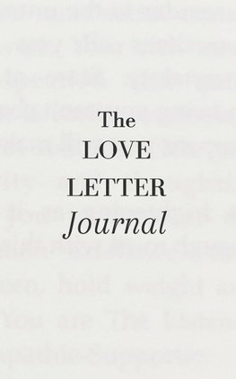 The Love Letter Journal