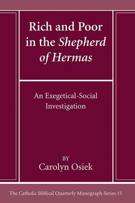 Rich and Poor in the Shepherd of Hermas