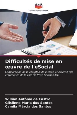 Difficultés de mise en ¿uvre de l'eSocial