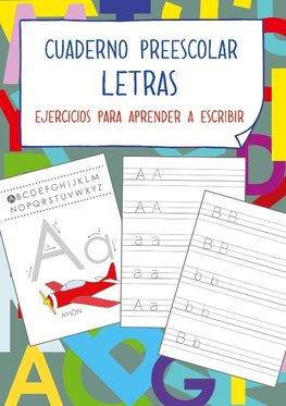 Cuaderno preescolar - Letras