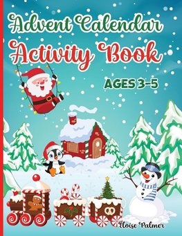 Advent Calendar Activity Book for Kids Ages 3-5