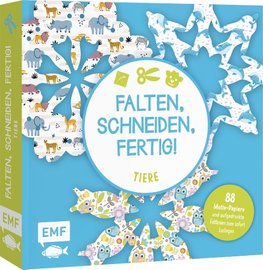 Bastelblock: Falten, Schneiden, fertig! - Tiere