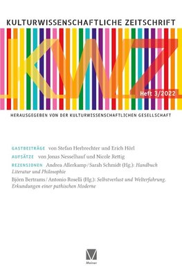 Kulturwissenschaftliche Zeitschrift 3/2022