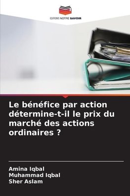 Le bénéfice par action détermine-t-il le prix du marché des actions ordinaires ?