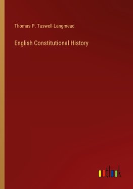 English Constitutional History