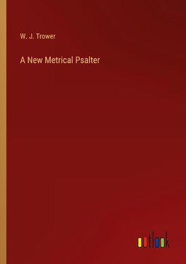 A New Metrical Psalter