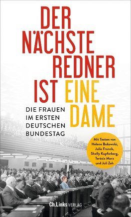 Der nächste Redner ist eine Dame