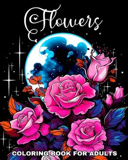 Flowers Coloring Book for Adults