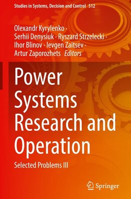 Power Systems Research and Operation