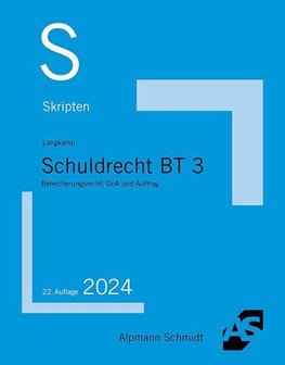 Skript Schuldrecht BT 3