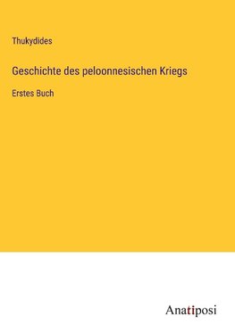 Geschichte des peloonnesischen Kriegs