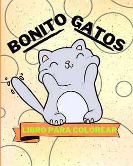 Libro para colorear de lindos gatos