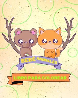 Libro para colorear de animales bebés