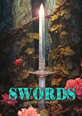 Swords Coloring Book for Adults