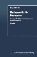 Mathematik für Ökonomen