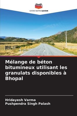 Mélange de béton bitumineux utilisant les granulats disponibles à Bhopal