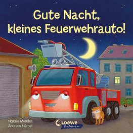 Gute Nacht, kleines Feuerwehrauto!