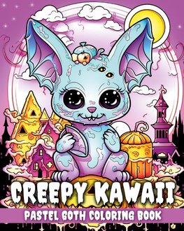 Creepy Kawaii Pastel Goth Coloring Book